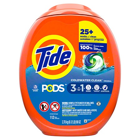 Tide® PODS® Laundry Detergent Original 112 pods/tub 4 tubs/case