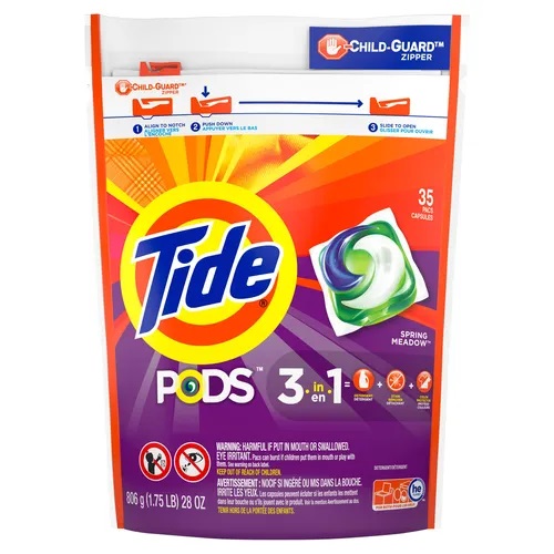 Tide® Pods Laundry Detergent Spring Meadow 35/pack 4 packs/case