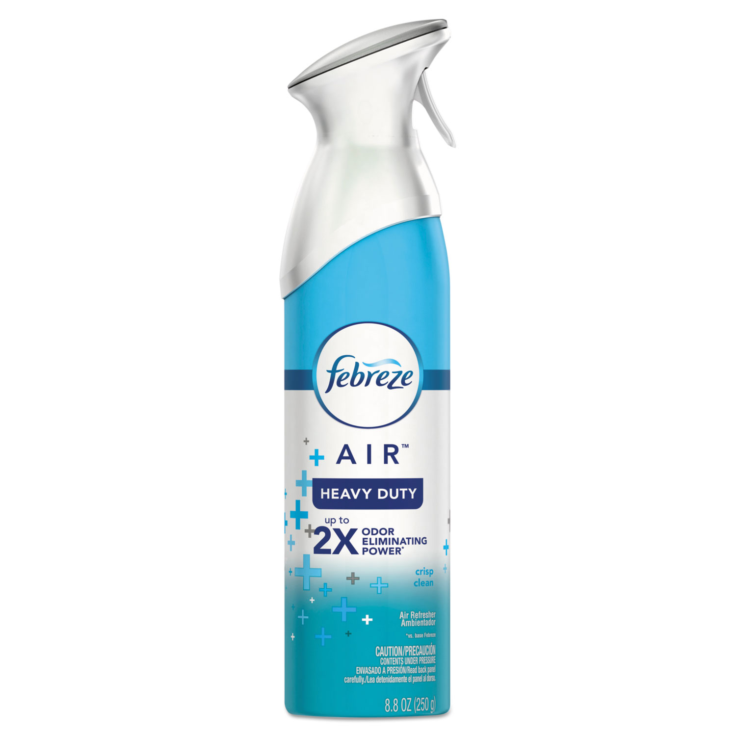 Febreeze AIR Freshner - Heavy Duty Crisp Clean, 8.8 oz, 6/Case