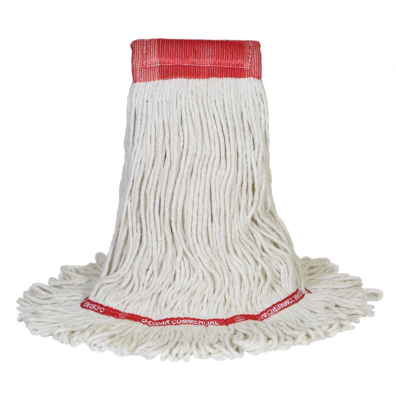 Wet Mop Blend Lg White Loop-end 12/cs