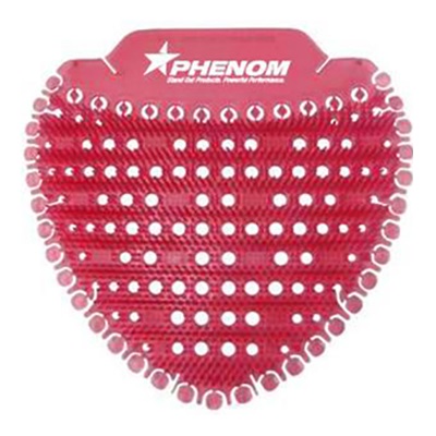 Phenom™ Flat Urinal Screen - Red, Apple Spice