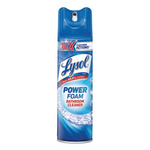 Lysol Brand Power Foam Aerosol Can Bathroom Cleaner 12/case
