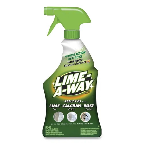Lime-a-way Lime, Calcium and Rust Remover, 22oz Spray Bottle 6/case