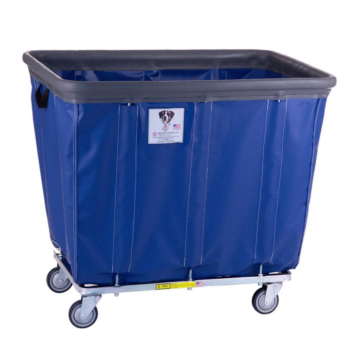 16 Bu Truck W/Bumper, Navy, 4 Swivel Cas