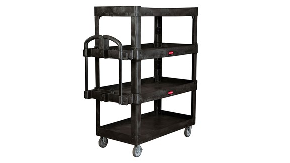 Rubbermaid 4-Shelf Heavy-Duty Ergo Utility Cart