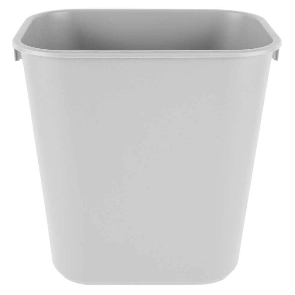 Rubbermaid 3.25 Gallon Gray Rectangular Wastebasket