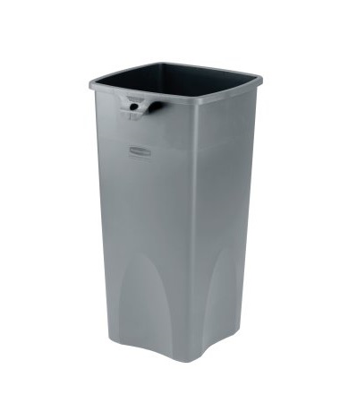 Untouchable® 23 Gal Square Gray Container