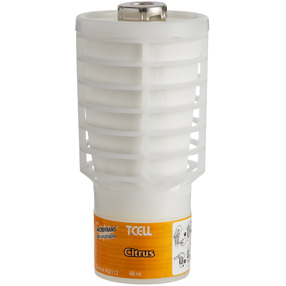 Rubbermaid TCell Citrus Odor Neutralizer Air Freshener System Refill 6/case