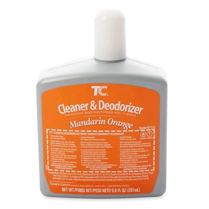Rubbermaid AutoClean Refill Cleaner/Deodorizer Mandarin Orange 6/case