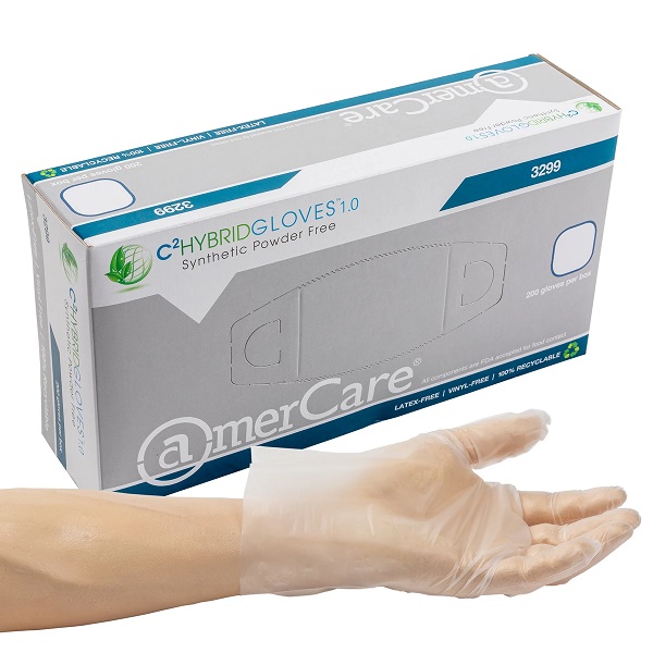 C2 Hybrid 1.0 Foodservice Glove Small 200/box 5 box/case