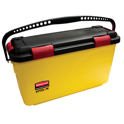 Rubbermaid HYGEN™ Charging Bucket - Yellow, 3/Case