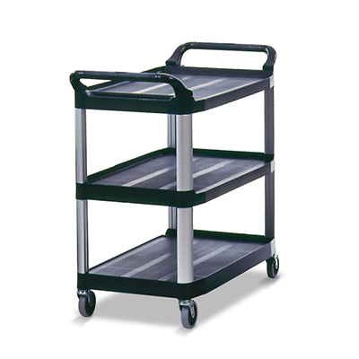 Xtra™ Open Sided Utility Cart - 300 lb, Black