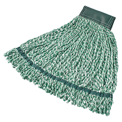 Web Foot® Microfiber Wet Mop - Medium, Green, 20 oz, 5