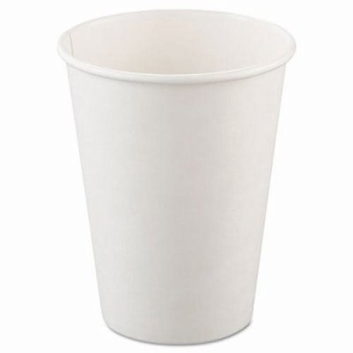 Solo 12oz White Polycoated Hot Paper Cups 1000/case
