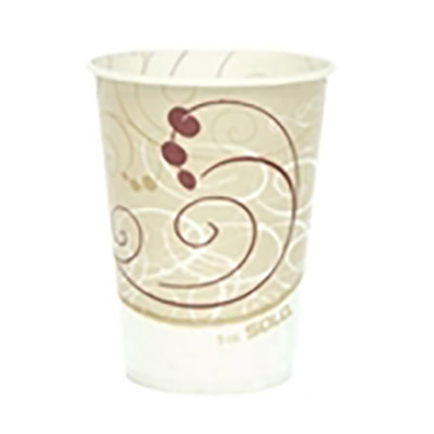 Symphony Waxed Paper Cold Cups 9oz 100/sleeve, 20 sleeves/case
