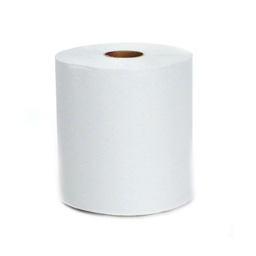 10 Premium White Roll Towels 6 rolls/case