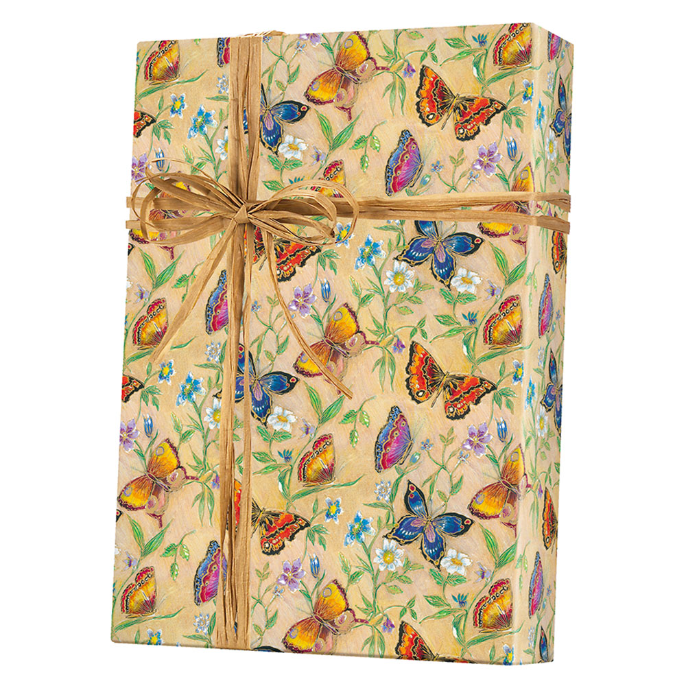 18 x 833 E6220 Butterflies Gift Wrap