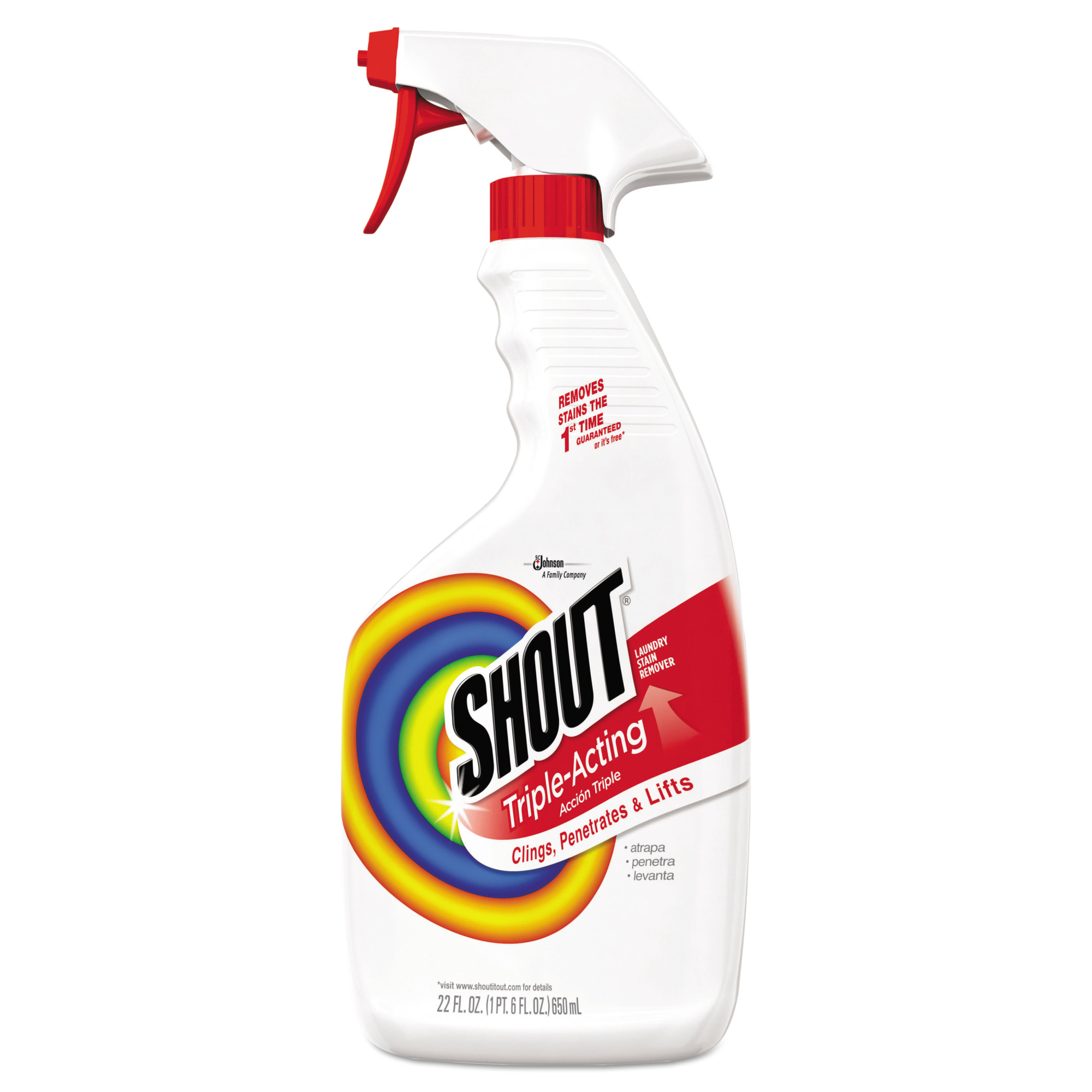 Shout Laundry Stain Treatment 22oz Spray Bottle 8/case