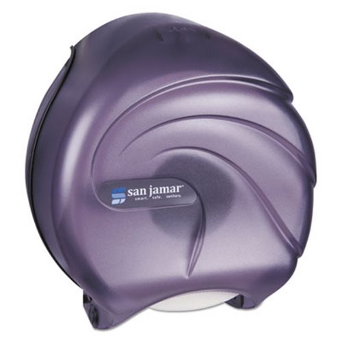 San Jamar R2090 Oceans Single JRT Toilet Paper Dispenser Black Pearl