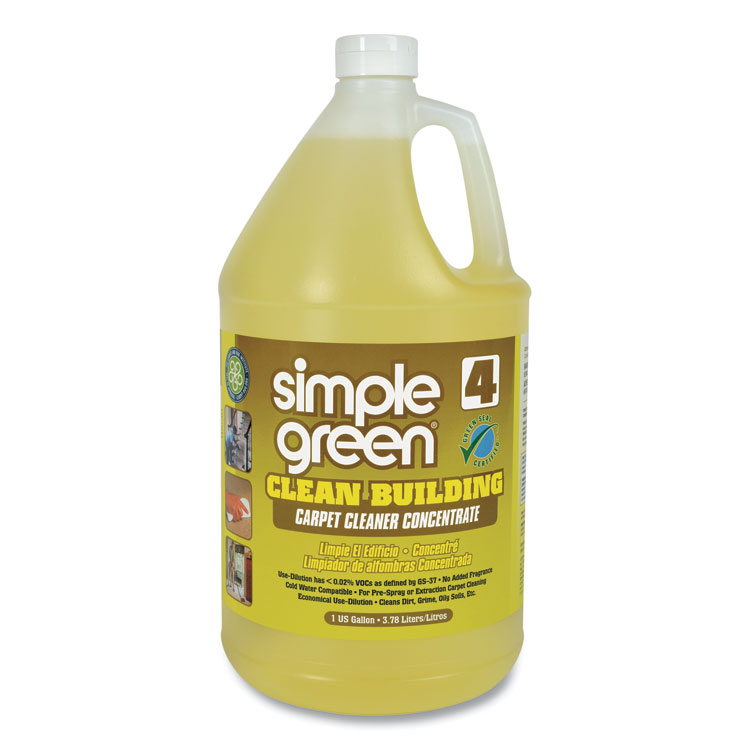 Simple Green® 1 Gallon Clean Building Carpet Cleaner Concentrate Unscented 2/case