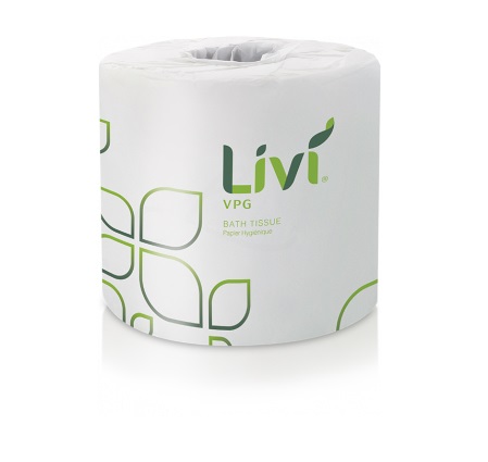 Livi VPG 2-Ply Bath Tissue 400/roll 96/case