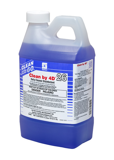 Clean by 4D® 2L Disinfectant 4/case