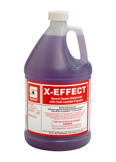 X-EFFECT® 1 Gallon Disinfectant/Sanitizer 4/case