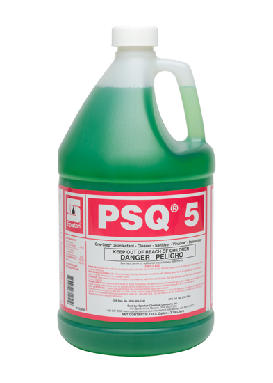 PSQ® 5 1 Gallon One-Step Disinfectant Cleaner 4/case