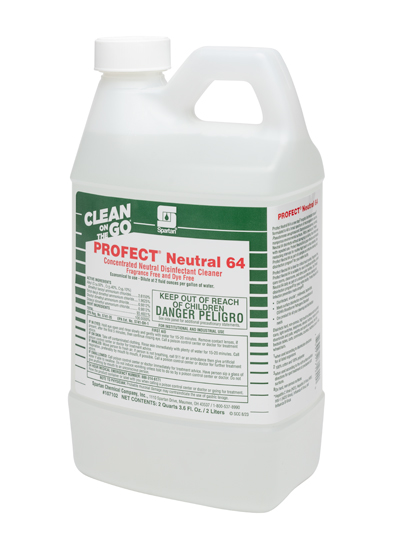 Profect® Neutral 64 2 Liter Disinfectant Cleaner 4/case