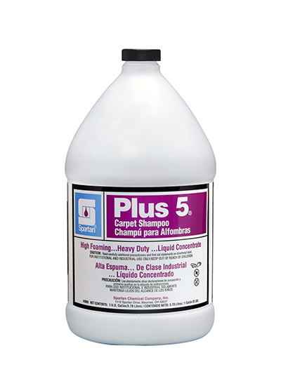 Plus-5® 1 Gallon Heavy Duty Carpet Shampoo 4/case