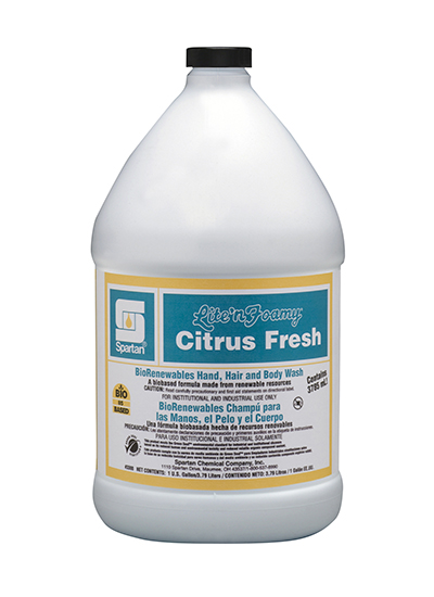 Lite'n Foamy® 1 Gallon Citrus Fresh Foaming Wash 4/case