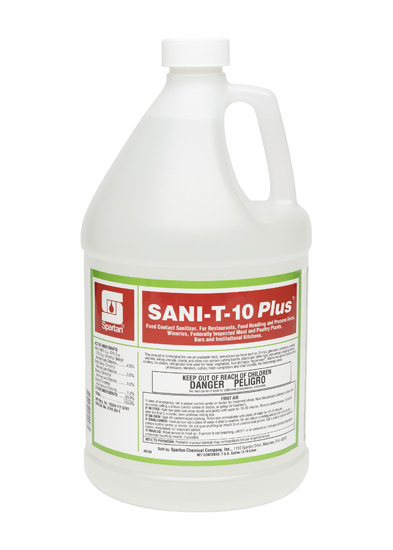 Sani-T-10 Plus® 1 Gallon Food Sanitizer 4/case