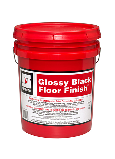 Glossy Black Floor Finish 5 Gallon
