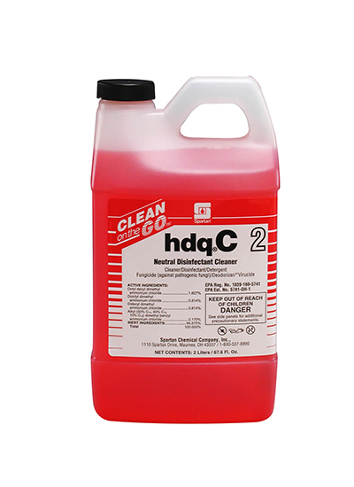 HDQ C® 2  2L Neutral Disinfectant 4/case