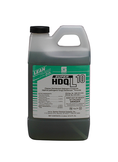 Super HDQ®L 10 2L Disinfectant/Deodorant 4/case