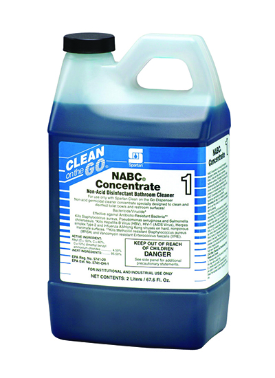 NABC® Concentrate 1 Bathroom Cleaner 4/case