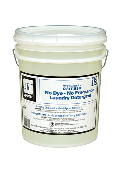 Clothesline Fresh® No Dye-No Fragrance Laundry Detergent 13 5 Gallon