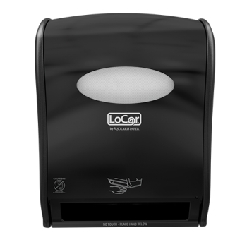 Electronic Hard Wound Roll Towel Dispenser - Black, 13.55
