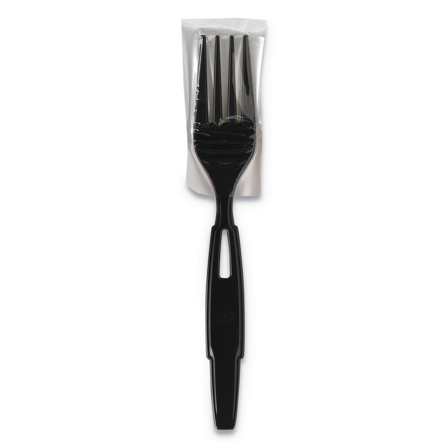 Dixie Ultra SmartStock Wrapped Cutlery Refill - Forks, Black, 960/case