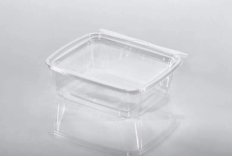 28oz Rectangle Tamper Evident PET Container 240/case