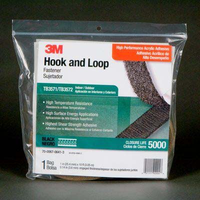 3M™ Hook and Loop Fastener, 1 in x 10 ft, 8 per case