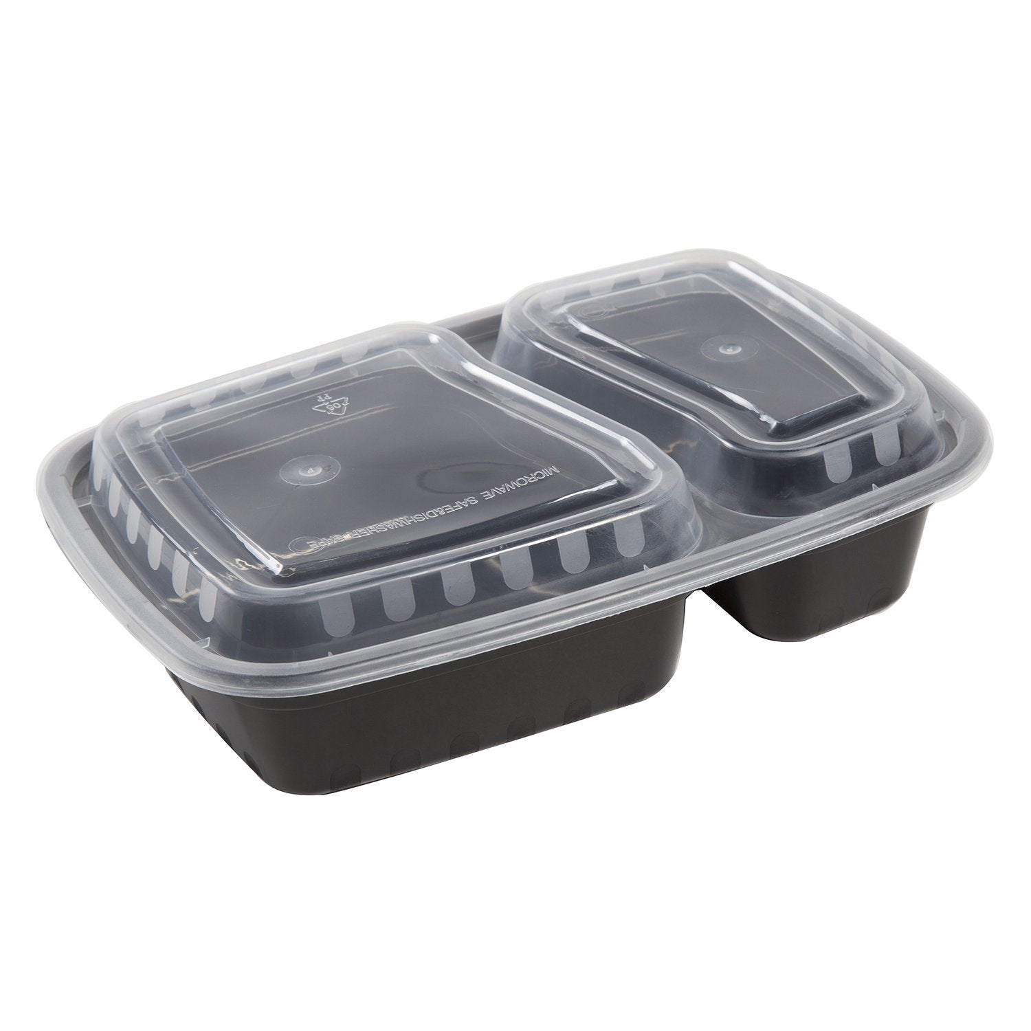 32oz 2 Compartment Rectangle To Go Combo 150/case