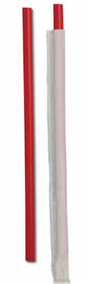 10.25In Giant Red Wrp Straw 1200
