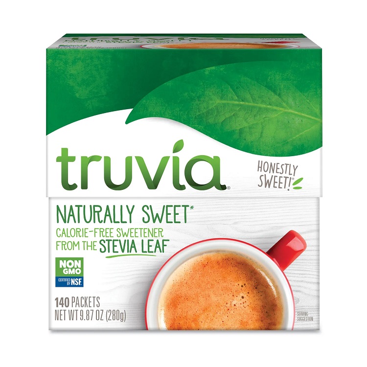 Truvia Naturally Sweet Calorie-Free Sweetner 140/box
