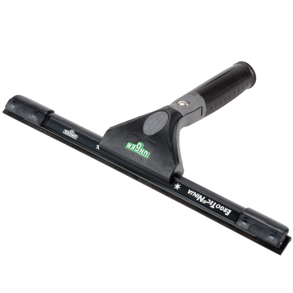 Unger ErgoTec Ninja Handle and 12" Squeegee Channel
