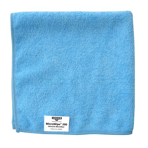 MicroWipe™ 200 UltraLite Microfiber Cloth - Blue, 16