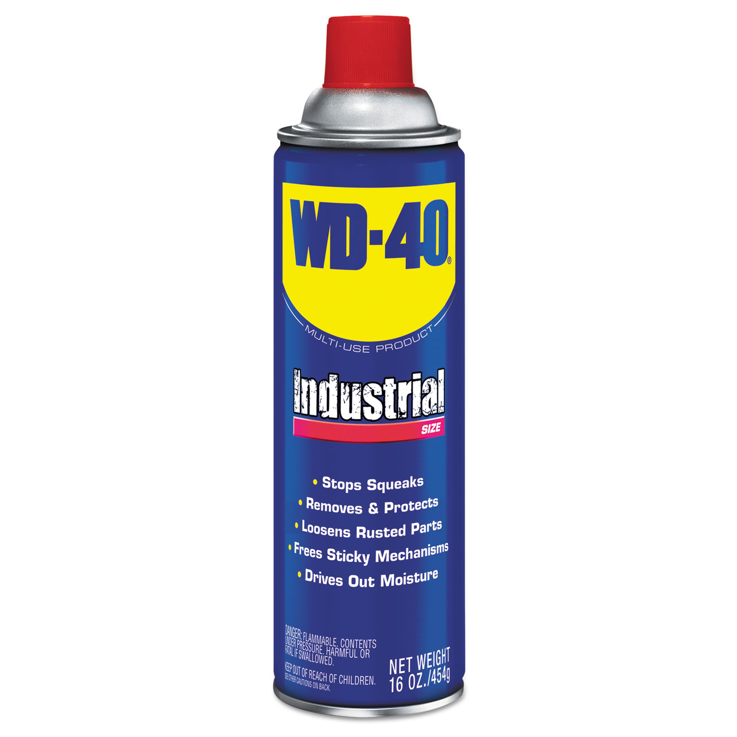 WD-40 Industrial Lubricant Spray - 16-oz. Aerosol, 12/Case